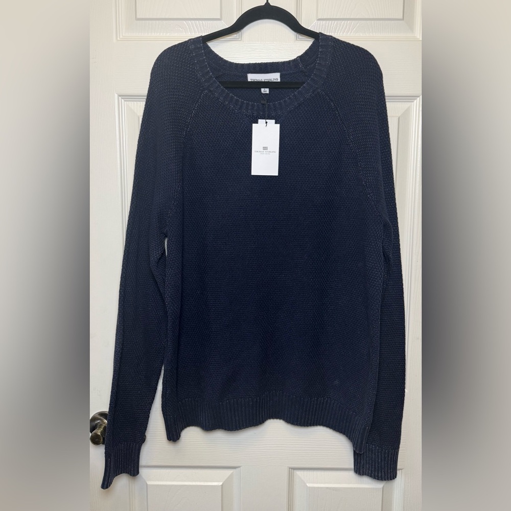 Men's Navy Crewneck Sweater